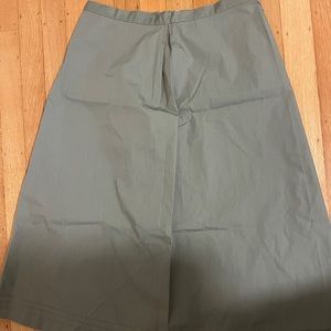 Hugo Boss knee length skirt (grey-green) size small